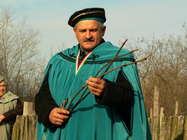 Vince-napi vesszővágás Ópusztaszeren 