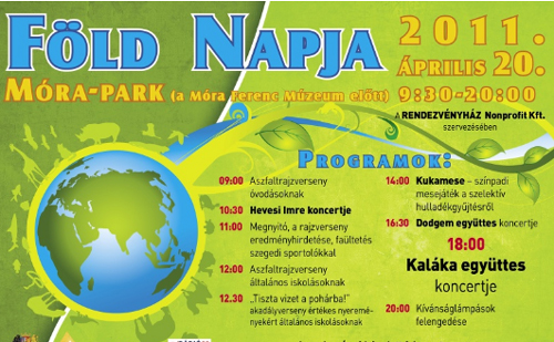 Családi és gyermekprogramok a Föld Napja alkalmából Szegeden