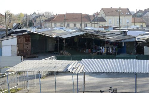 A hétvégén üres volt a piac a Cserepes soron