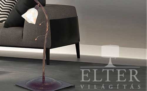 Állólámpa, ami hangulatossá teszi az estéket