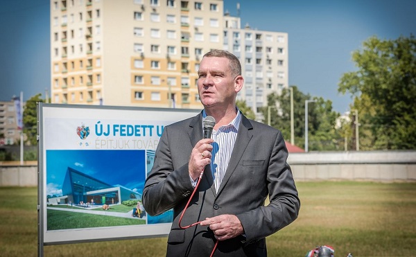 Az új fedett sportuszoda alapkövét tették le Szegeden - fotó: szeged.hu